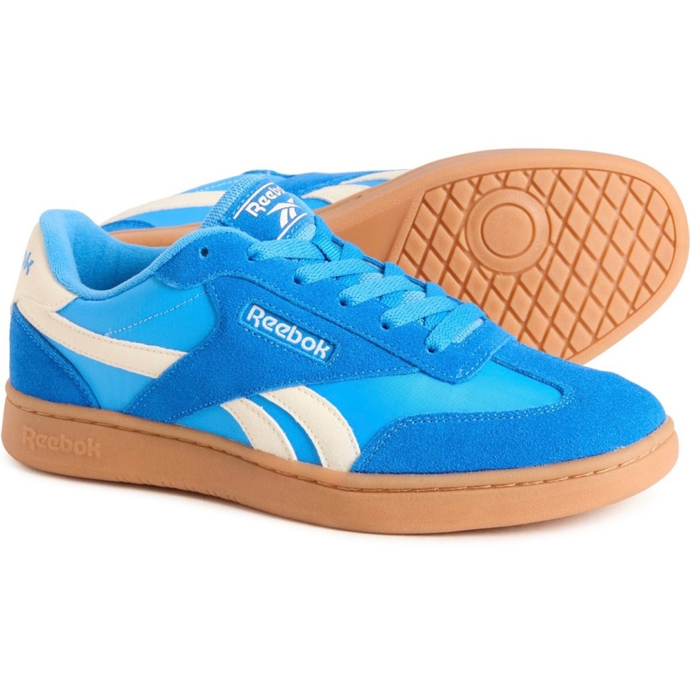Reebok Blue and White Athletic Shoes